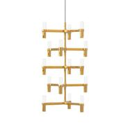 Nemo Crown Multi Lampadario Placcato Oro