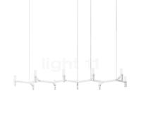 Nemo Crown Plana Lampada a sospensione, bianco - 168 cm