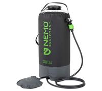 Nemo - Doccia da Camping a pressione - Helio LX Pressure Shower Black/Apple Green - Nero