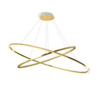 Nemo Ellisse Double Lampada a sospensione 2700K oro lucido Nemo