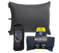 NEMO Equipment Fillo King - Cuscino da campeggio di lusso, colore nero perla/betulla, taglia unica