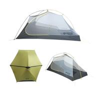 NEMO Equipment Hornet Osmo - Tenda ultraleggera per 2 persone, colore: Betulla Bud/Goodnight Grey