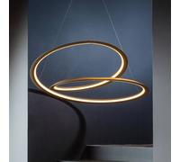 Nemo Lampada a sospensione Kepler 2.700K Down Ø110cm oro KEP LOW 54