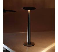 Nemo Portofino Lampada da tavolo LED ricaricabile, nero, alluminio Nemo