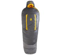 Nemo - Sacco a pelo 4 stagioni - Sonic -20 Goodnight Gray/Torch in Pelle - Taglia Regular - Grigio