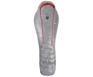 Nemo - Sacco a pelo - Coda Mens 25/35 Titanium per Uomo in Pelle - Taglia Lungo - Grigio