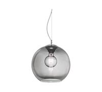 Sospensione Moderna Nemo Metallo Fumè 1 Luce E27 D20Cm
