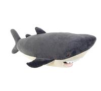 Nemu Nemu Animals 6292276 - Peluche a Forma di squalo Zap, Extra Morbido e Morbido, Progettato in Giappone, con Scomparto a Mano, Taglia L, 53 cm