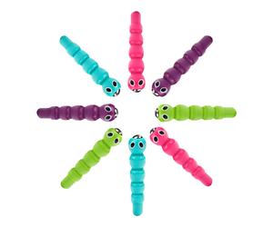 Nene Toys 8 Vermi Magnetici Colorati di Ricambio Estensione del Gioco dai la