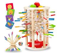 Nene Toys BALLFALL Grande Giochi Montessori in Legno per Bambini 3 4 5 6 Anni