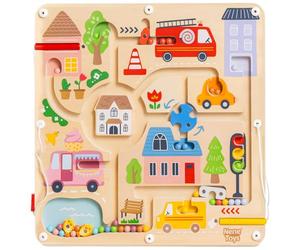 Nene Toys Labirinto Magnetico per Bambini 2+ Anni - Gioco Magnetico - Gioco da Viaggio Auto/Aereo 2 3 Anni - Busy Board Montessori - Motricità Fine & Coordinazione Mano-Occhio - Senza Schermo