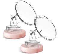 Nenesupply 2 flange da 27 mm compatibili con Spectra S2 Spectra S1 9 Plus Tiralatte Sostituzione per parti della pompa Spectra e flange Spectra Compatibile con parti Spectra S2 e Spectra 27mm