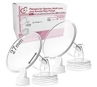 Nenesupply Compatible 27mm Flange Duckbill Valves for Spectra S1 Spectra S2 Breastpump Not Original Spectra S2 Accessories Not Original Spectra Pump Parts Replace Spectra Duckbill Valves and Flange