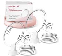 Nenesupply Flange da 17 mm compatibili con Spectra S1 S2 Tiralatte Sostituzione per parti della pompa Spectra Valvole Duckbillb e Flangia Spectra 17mm Sostituire Spectra S1 S2 Parti