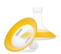 Nenesupply Flange da 19 mm compatibili con parti tiralatte di ricambio flangia da 19 mm per accessori. Lavora con pompa in stile Parti Symphony Parts Swing Maxi Harmony e Personalfit Flex