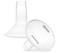 Nenesupply - Flangia per il petto da 28 mm, compatibile con tiralatte Lansinoh, non originale Lansinoh, ricambio flangia Lansinoh ComfortFit lavoro con pompe manuali Lansinoh SignaturePro SmartPump