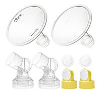 Nenesupply GentleFit - Pompa da 19 mm, compatibile con il tiralatte Medela, non originale Medela, ricambio per pompe Medela in stile Symphony Swing compatibile con Medela Connector Medela Breastshield