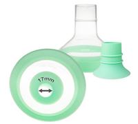 Nenesupply Inserti da 17 mm e flange flessibili da 24 mm compatibili con tiralatte Lansinoh Sostituzione per flangia Lansinoh da 17 mm e scudi per il seno Funziona con Signature Pro Smartpump e pompe