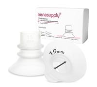 Nenesupply Inserti flangiati da 15 mm per tazze da collezione indossabili a mani libere. Funziona con parameni/flange da 24 mm. Ridurre la dimensione della flangia a 15 mm. Compatibile con Spectra