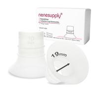 Nenesupply Inserti flangiati da 19 mm per tazze da collezione indossabili a mani libere. Funziona con parameni/flange da 24 mm. Ridurre le dimensioni della flangia a 19 mm. Compatibile con flange