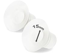 Nenesupply Inserto flangia da 15 mm compatibile con flangia Elvie ridurre 24 mm scudo a 15 mm. Sostituire inserti Elvie Compatibile con Elvie pompa parti