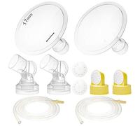 Nenesupply - Pompa GentleFit, 17 mm, compatibile con pompa Medela in stile tiralatte non originale, ricambio per pompa Medela Personalfit Connector e Medela Breastshield Valve Membrane Tubing