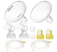 Nenesupply - Pompa GentleFit, 19 mm, compatibile con pompa Medela in stile tiralatte non originale, ricambio per pompa Medela Personalfit Connector e Medela Breastshield Valve Membrane Tubing
