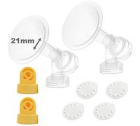 Nenesupply Pompa Parti Compatibile con Medela Tiralatte Non Originale Medela Pompa Parti 21 mm Piccola Valvola di Protezione Del Senetto Uso su Pompa Medela in Stile Medela Symphony Swing Sostituire Medela Breastshield