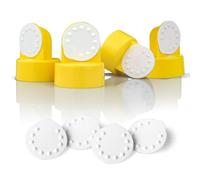 NeneSupply Valvole e membrane per Medela Tiralatte (Pump In Style, Swing, Lactina, Symphony e Mini Electric). Adatto per Medela Breastshields e NeneSupply Breastshields. Sostituisce Valve Medela, e con membrana. Può essere utilizzato con Medela Quick Clean Micro Bag Steam (4 valvole 8 Membrane)