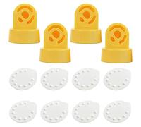 NeneSupply Valvole e membrane per Medela Tiralatte (Pump In Style, Swing, Lactina, Symphony e Mini Electric). Adatto per Medela Breastshields e NeneSupply Breastshields. Sostituisce Valve Medela, e con membrana. Può essere utilizzato con Medela Quick Clean Micro Bag Steam (4 valvole 8 Membrane)