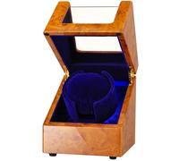 NENGKAFU Avvolgitore per orologi automatici, carica orologi automatico con motore silenzioso, scatola carica orologi cantare con luce LED, morbido e cuscino in velluto, carica orologi con un aspetto