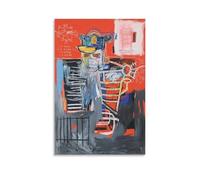 NENGKUAI Poster artistico da parete con graffiti di Jean-Michel Basquiat La Hara, stampa su tela decorativa, senza cornice, 60 x 90 cm