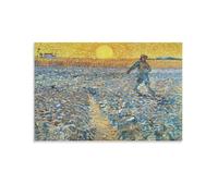 NENGKUAI Stampa artistica da parete su tela con immagine di Vincent Van Gogh, motivo: seminatore di Vincent Van Gogh, senza cornice, 30 x 45 cm