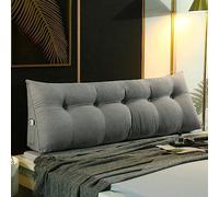 NENIUX Cuscino triangolare per schienale, cuscino da lettura, cuscino triangolare per comodino, testiera del letto, cuscino lombare, per letto da giorno, divano, finestra a baia, 150 x 50 x 20 cm,