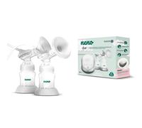 Neno DUE Tiralatte Doppio, Tiralatte con 2 Modalità e 9 Livelli, Doppio Tiralatte Automatico Elettronico, Doppia Tettarella, Ricaricabile, Touch Screen, Elettrico