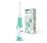 NENO SPAZZOLINO ELETTRICO PER BAMBINI NEONATI BIMBI PILE IMPERMEABILE 4 TESTINE-