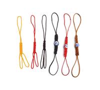 NentMent Confezione da 6 coperchi per teiera, corda di sicurezza anticaduta, teiere intrecciate a mano, cordino per coperchio superiore per teier