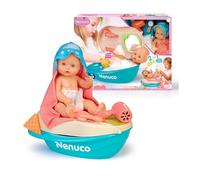 Nenuco Bagnetto Con le Bolle Bambola 35 cm con Accessori 2 in 1: Vasca e Fasciat
