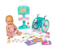 Nenuco Emergenza Dottore Bambola 35 cm con Sedia a Rotelle Famosa 3 Anni+