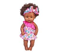 Nenuco - mondo africana, bambole di diverse etnie, con abito color rosa e capelli biondi, Famosa, Multicolore, Taglia Unica 700017432
