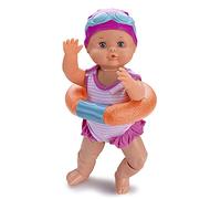 Nenuco - Nuotatore, questo divertente giocattolo nuota come un vero bambino, muove le gambe in acqua, è resistente all'acqua del bagno e della piscina, ha un accessorio galleggiante FAMOSA (700014071)