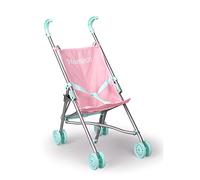 Nenuco - Passeggino, Passeggino Giocattolo Rosa e Blu Metallizzato, Pieghevole per Portare a spasso, Bambini e Bambine dai 3 Anni, Famosa (NFN31000)