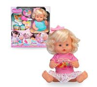 Nenuco Prima Pappa, Bambola 35 cm, con Corpo Rigido e Capelli Biondi, con Accessori per Preparare la Prima Pappa, per Bambine/i dai 3 anni, Famosa (NFN96000)