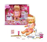 Nenuco - Princess, bambola 42 cm, con i capelli biondi e una corona da principessa, con 11 funzioni e 10 accessori, per bambine/i dai 3 anni, Famosa, (NFN61000)