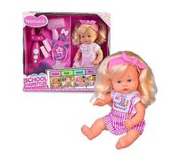 Nenuco - School Hairstyle, Bambola 35 cm, Con Capelli Biondi e Accessori per Realizzare Diverse Acconciature, Per Bambine/i dai 3 anni, Famosa (NFN60000)