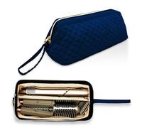 NENYX Borsa da viaggio per strumenti per capelli Shark Flexstyle, custodia portatile per asciugacapelli a squalo, impermeabile, antipolvere, antiurto, organizer da viaggio, blu