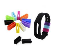 NEO+ 10 x elementi di fissaggio in silicone compatibili con Xiaomi MI Band - Risolvi il problema della caduta della fibbia