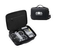 Neo 2, custodia da viaggio per drone DJI Neo 2, borsa a tracolla portatile con guscio rigido e custodia protettiva per drone DJI Neo 2 e accessori per hub caricabatterie, Nero con motivo, Semplice