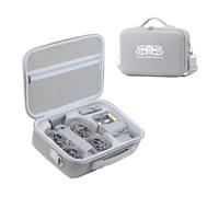 Neo 2, custodia da viaggio per drone DJI Neo 2, borsa a tracolla portatile con guscio rigido e custodia protettiva per drone DJI Neo 2 e accessori per hub caricabatterie, Grigio con motivo, Semplice
