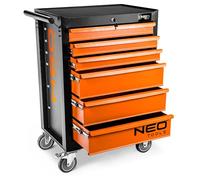 Neo 84 - 221 6 cassetti mobile per attrezzi, colore: arancione nero